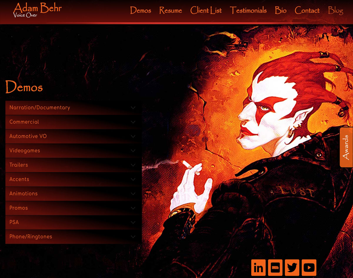 Adam Behr • Voice Actor Website
