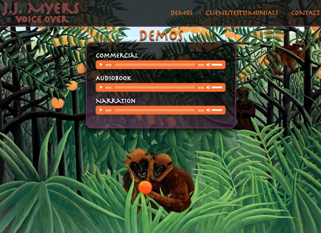 JJ Myers • Voice Actor Website
