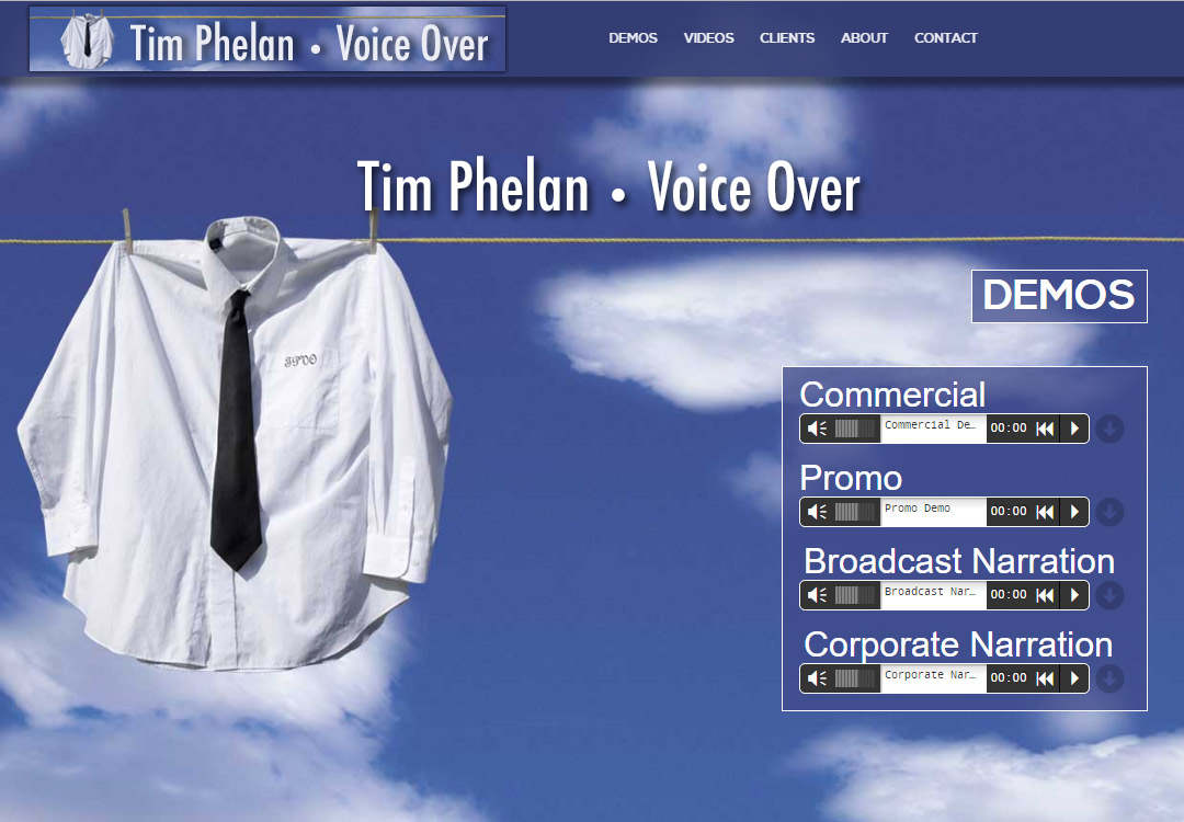 Tim Phelan • Voice Actor Website
