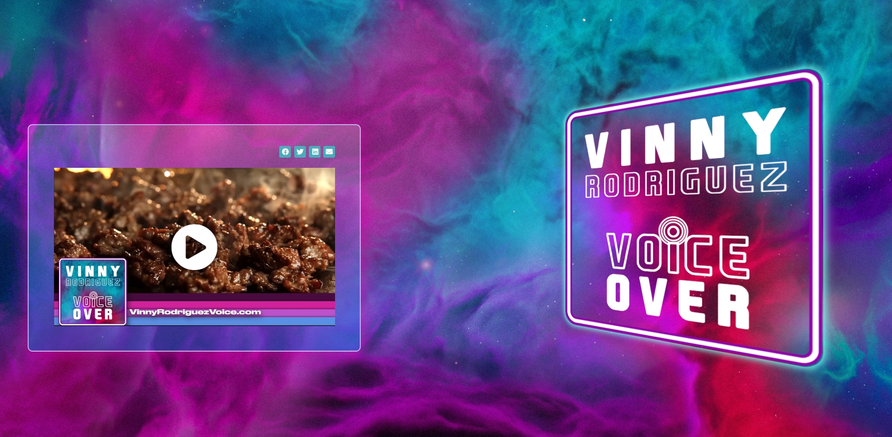 Vinny Rodriguez • Voice Actor Website